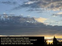Morgen - Morgen,Vater ist besorgt um uns