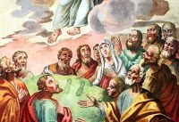 ...eine Wolke nahm ihn auf vor ihren Augen... - Inspiration des Wortes,mit Zurückhaltung