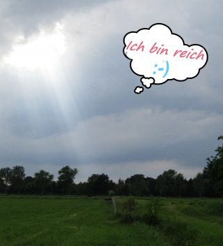 Ich bin reich! Aber nicht laut TV. - Auswirkungen von Medienkonsum,eigene Beobachtung