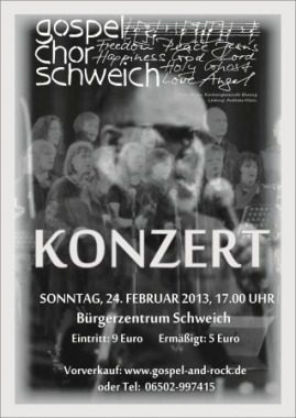 Konzert Gospelchor Schweich, Konzert, Trier, Rheinland-Pfalz