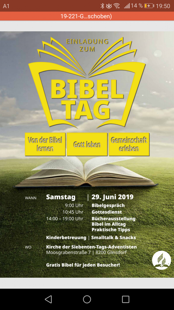 Bibeltag - Seminar - Gleisdorf