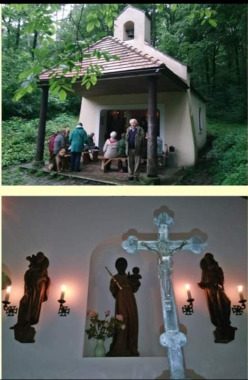 Emmausgang am Ostermontag zur Waldandachtkapelle, besonderer Gottesdienst, Wien