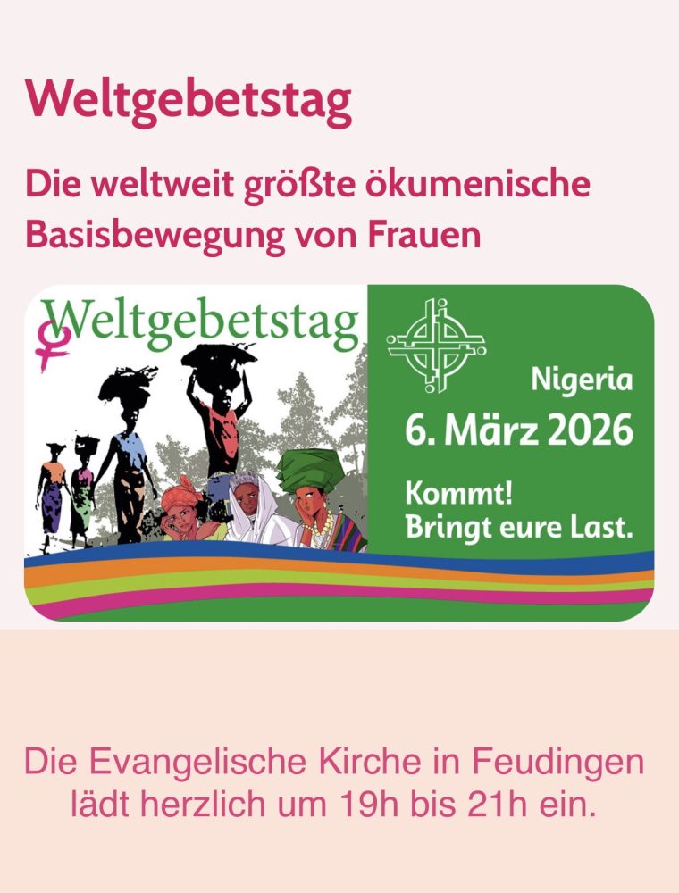 🌸Ökumenischer🌸Weltgebetstag🌸der 🌸F.R.A.U.E.N🌸 - besonderer Gottesdienst - Feudingen