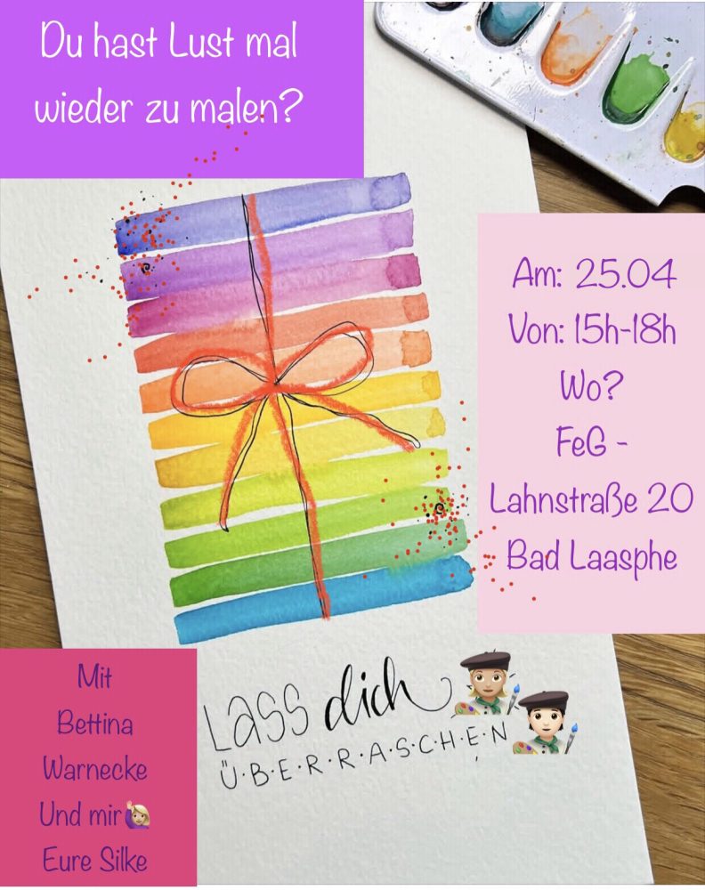 Malen macht G.L.Ü.C.K.L.I.C.H❣️ - Seminar - Bad Laasphe