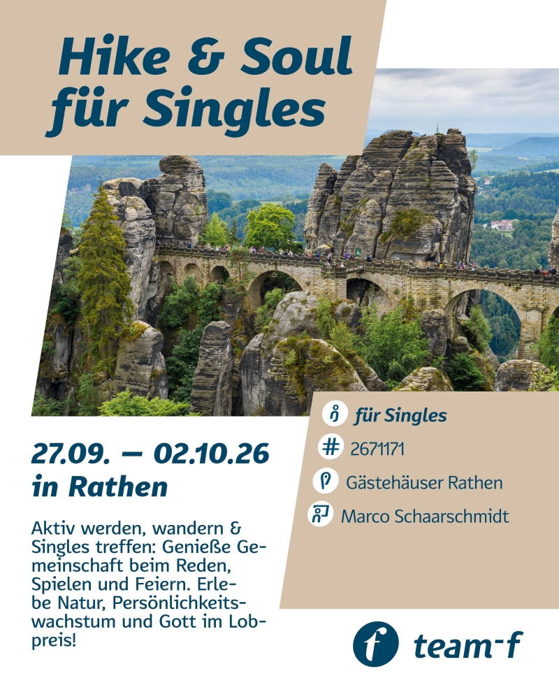 Hike & Soul für Singles - Seminar - Rathen/Sächs. Schweiz